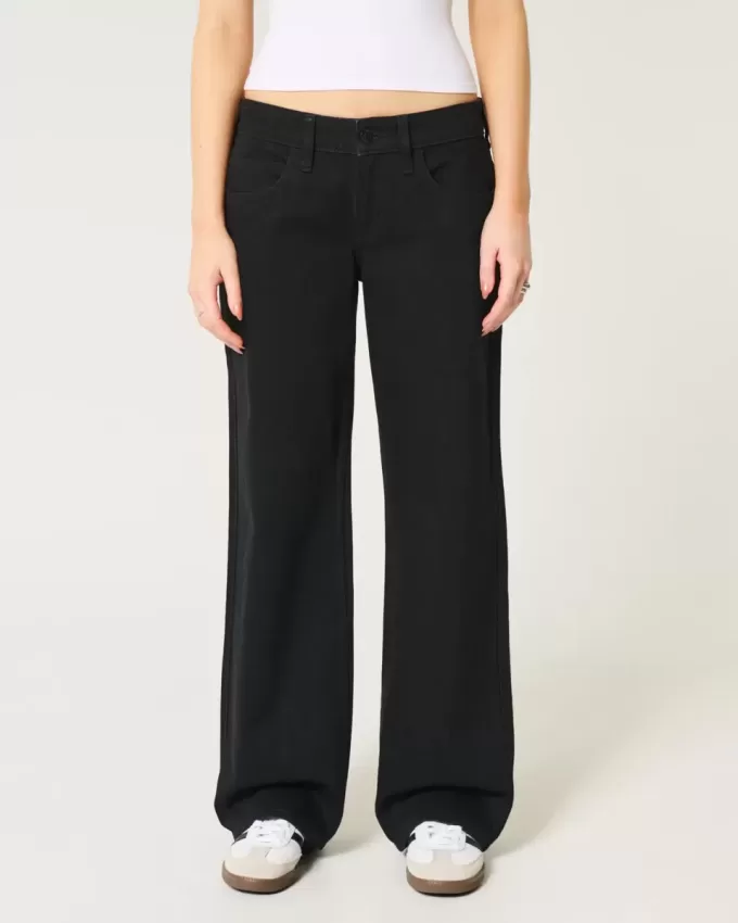 Low-Rise Black Baggy Jeans Low-Rise Black Baggy Jeans
