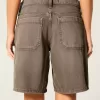 Low-Rise Brown Baggy Jort Low-Rise Brown Baggy Jort