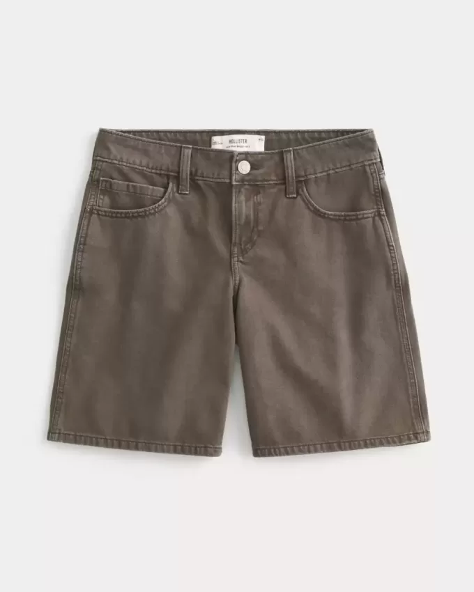 Low-Rise Brown Baggy Jort Low-Rise Brown Baggy Jort