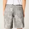 Low-Rise Camo Baggy Jort