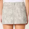 Low-Rise Camo Twill Mini Skort