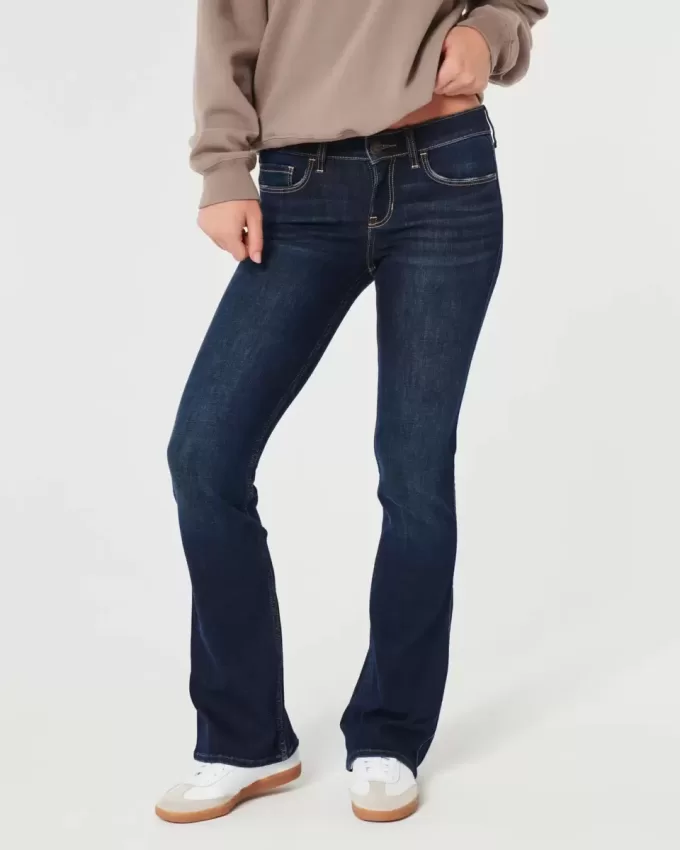 Low-Rise Dark Wash Boot Jeans Low-Rise Dark Wash Boot Jeans