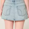 Low-Rise Denim Mini Skort Low-Rise Denim Mini Skort