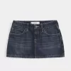 Low-Rise Denim Mini Skort Low-Rise Denim Mini Skort
