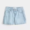 Low-Rise Light Wash Baggy Denim Carpenter Shorts 5″