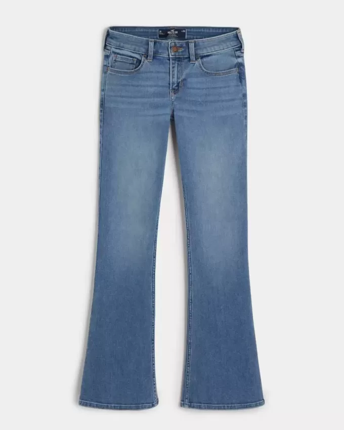Low-Rise Medium Wash Boot Jeans