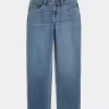 Low-Rise Medium Wash Loose Jeans Low-Rise Medium Wash Loose Jeans