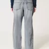 Low-Rise Medium Wash Relaxed Straight Jeans