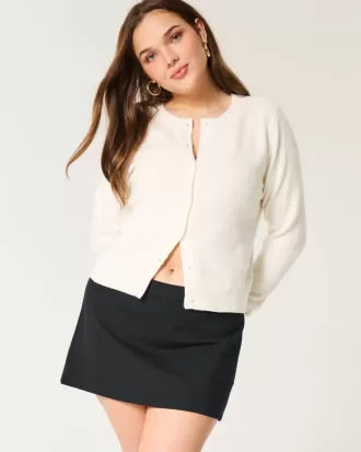 Low-Rise Ponte A-Line Mini Skort