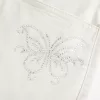 Low-Rise Shine Butterfly Twill Mini Skort