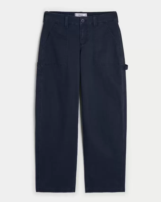 Low-Rise Tapered Baggy Carpenter Pants Low-Rise Tapered Baggy Carpenter Pants