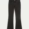Low-Rise Washed Black Bootcut Jeans Low-Rise Washed Black Bootcut Jeans