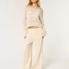Low-Rise Wide-Leg Pants
