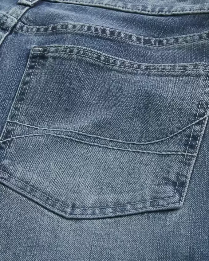 Medium Wash Baggy Bootcut Jeans