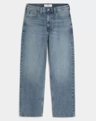 Medium Wash Baggy Jeans