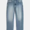 Medium Wash Skater Baggy Jeans