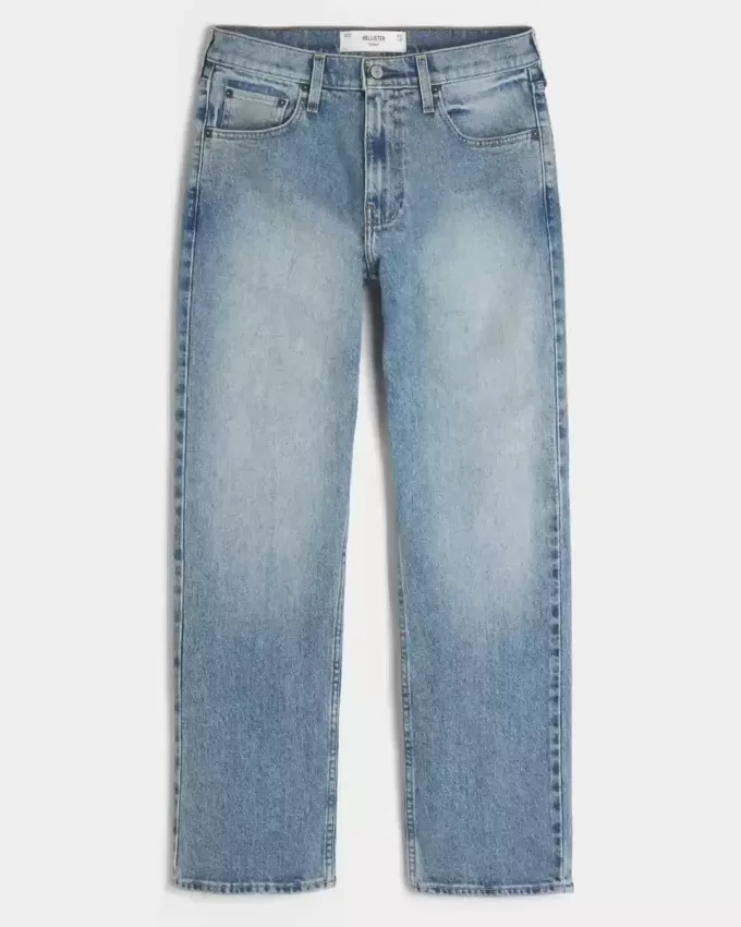 Medium Wash Straight Jeans Medium Wash Straight Jeans