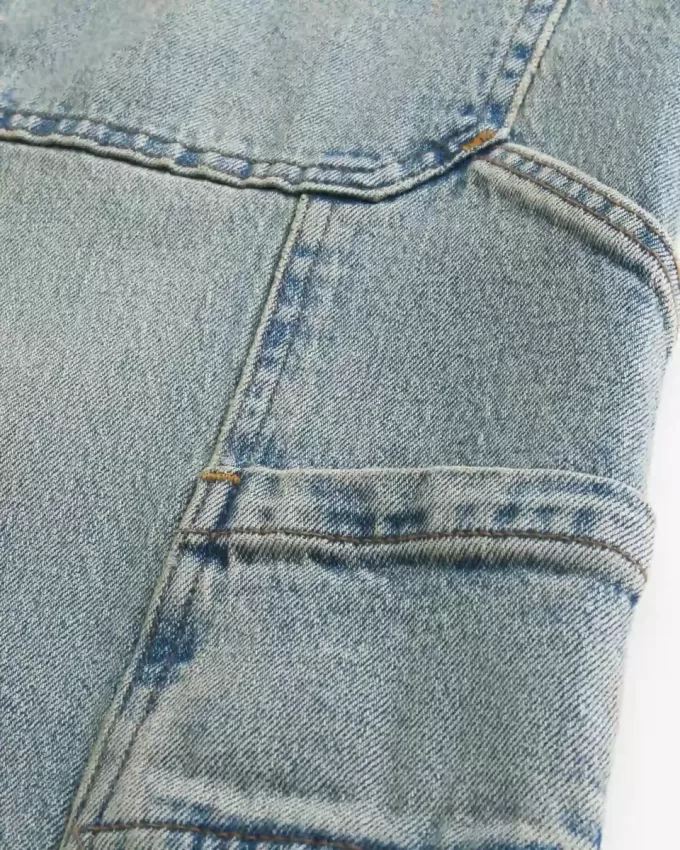 Medium Wash Super Baggy Painter Jeans