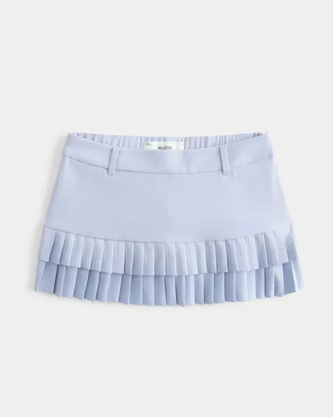 Micro-Pleat Mini Skort