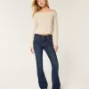 Mid-Rise Dark Wash Bootcut Jeans