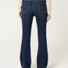 Mid-Rise Dark Wash Bootcut Jeans