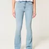 Mid-Rise Light Wash Bootcut Jeans