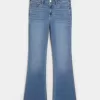 Mid-Rise Medium Wash Bootcut Jeans