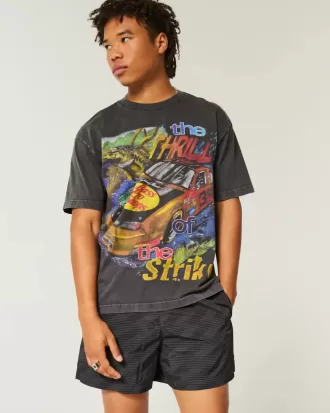 Mid-Thigh Baggy Soccer Shorts