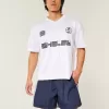 Mid-Thigh Baggy Soccer Shorts