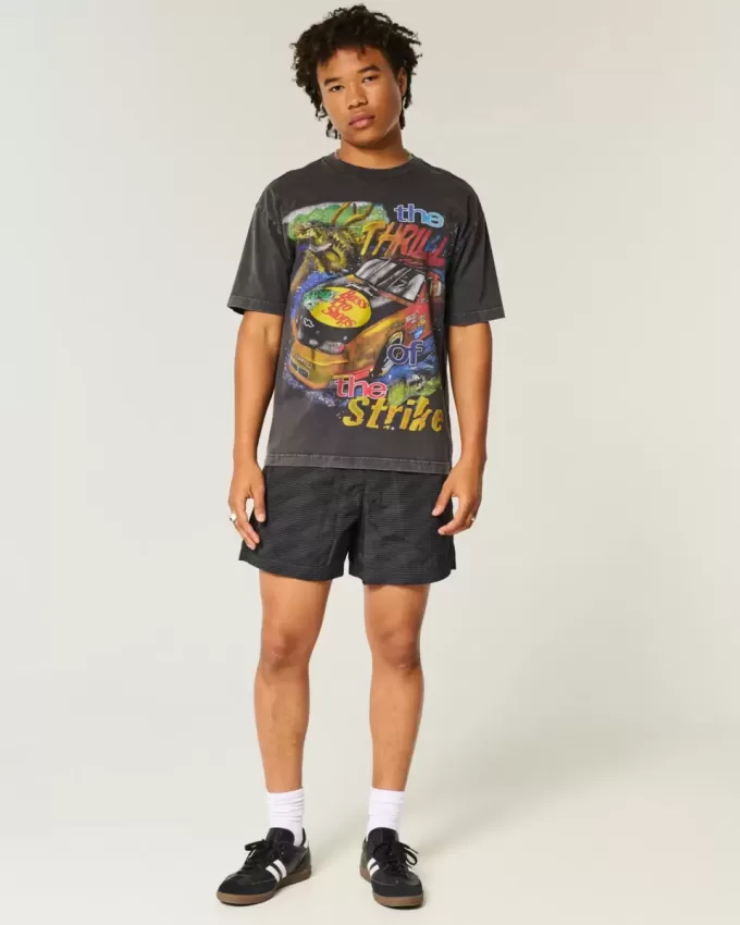 Mid-Thigh Baggy Soccer Shorts Mid-Thigh Baggy Soccer Shorts