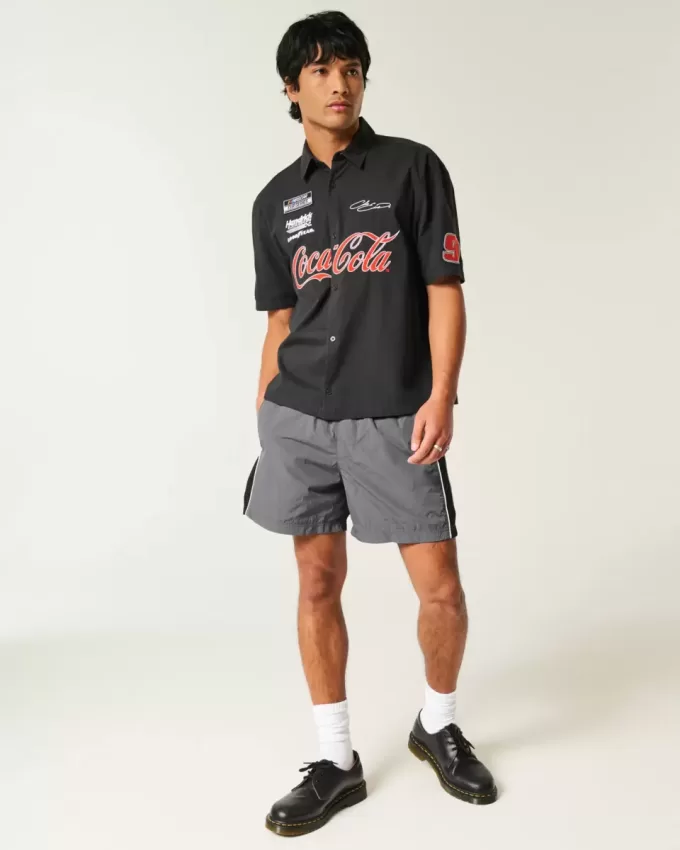 Mid-Thigh Baggy Soccer Shorts Mid-Thigh Baggy Soccer Shorts