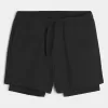 Mid-Thigh Hybrid Active Shorts