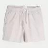 Mid-Thigh Linen-Blend Pull-On Shorts Mid-Thigh Linen-Blend Pull-On Shorts