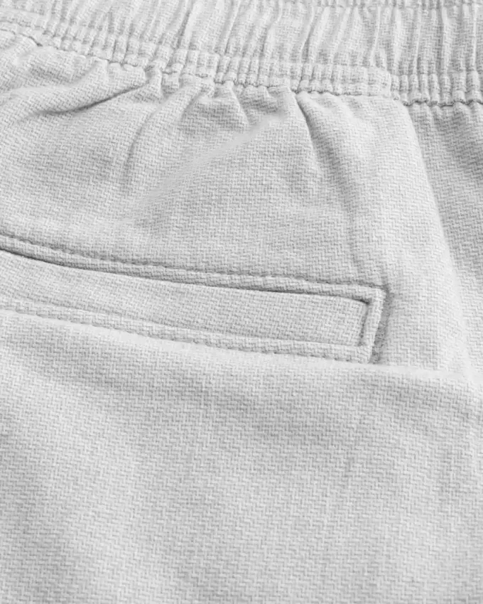 Mid-Thigh Linen-Blend Pull-On Shorts