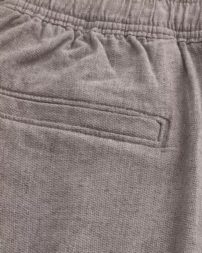 Mid-Thigh Linen-Blend Pull-On Shorts Mid-Thigh Linen-Blend Pull-On Shorts