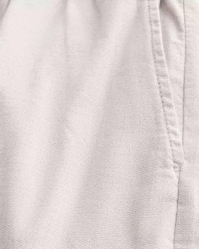 Mid-Thigh Linen-Blend Pull-On Shorts Mid-Thigh Linen-Blend Pull-On Shorts