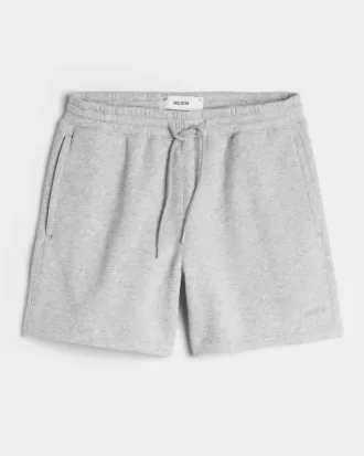 Mid-Thigh Loose Fleece Shorts