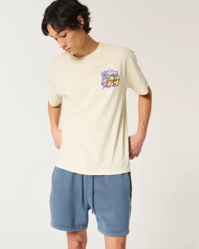 Mid-Thigh Loose Fleece Shorts Mid-Thigh Loose Fleece Shorts