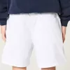 Mid-Thigh Twill Pull-On Shorts