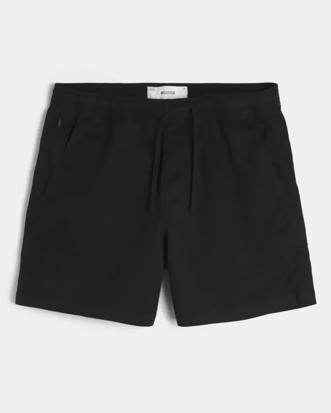 Mid-Thigh Twill Pull-On Shorts Mid-Thigh Twill Pull-On Shorts