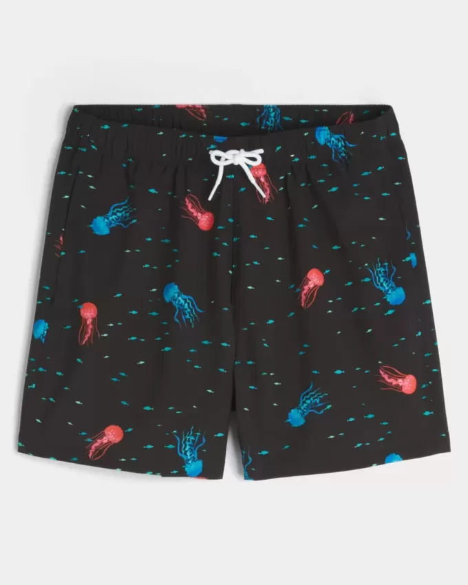 Mid-Thigh Volley Swim Trunks