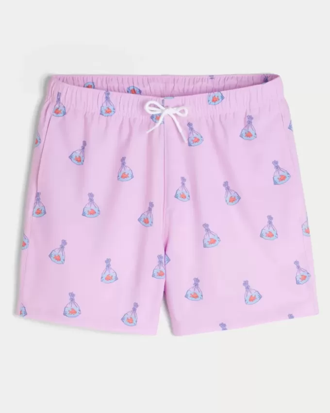 Mid-Thigh Volley Swim Trunks