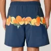 Mid-Thigh Volley Swim Trunks