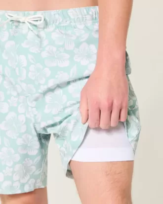 Mid-Thigh Volley Swim Trunks