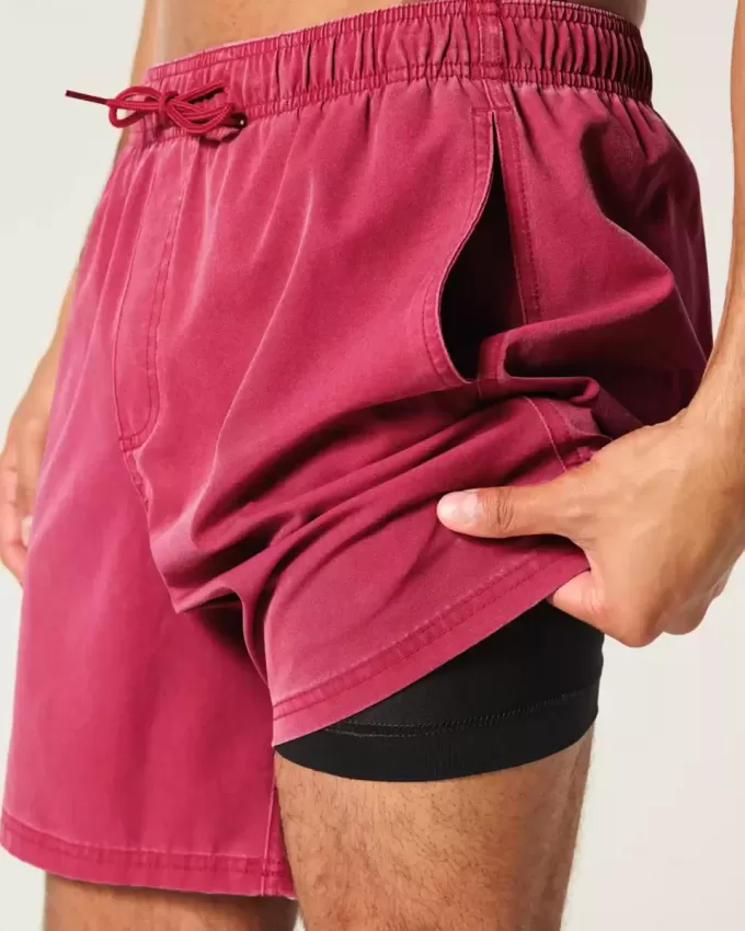 Mid-Thigh Volley Swim Trunks