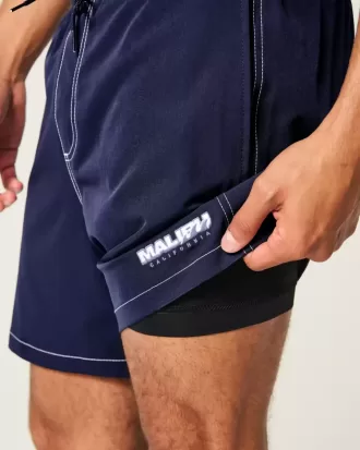 Mid-Thigh Volley Swim Trunks