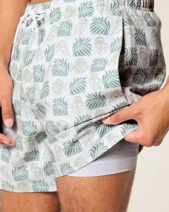 Mid-Thigh Volley Swim Trunks