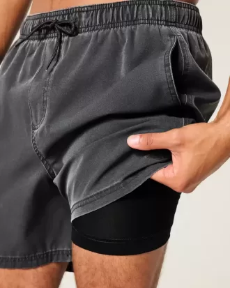 Mid-Thigh Volley Swim Trunks