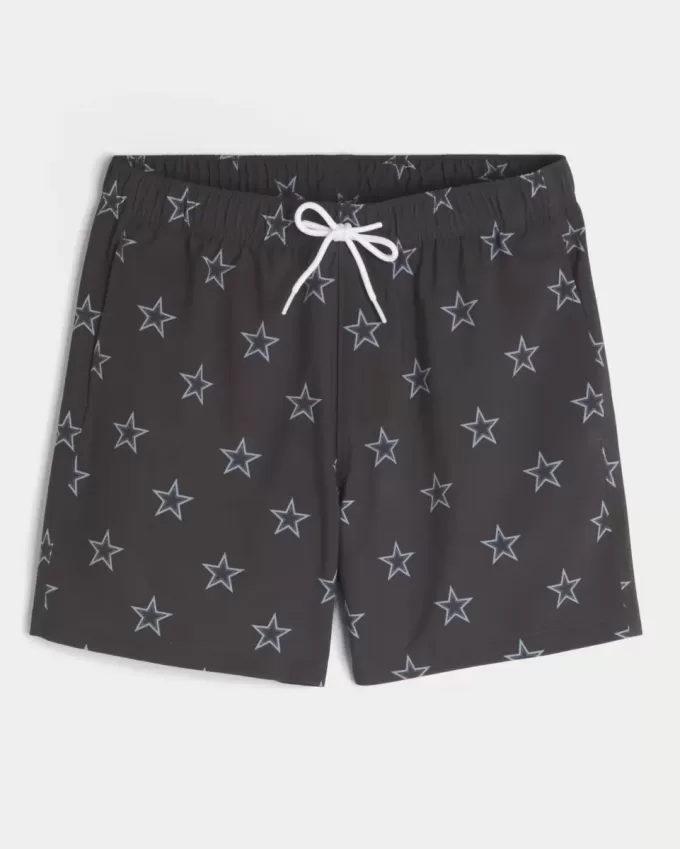 Mid-Thigh Volley Swim Trunks