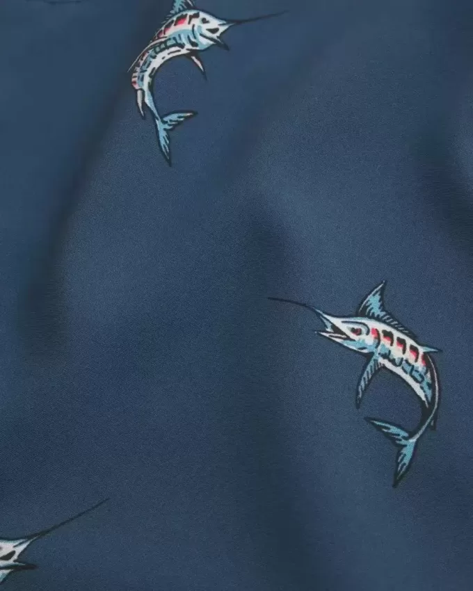 Mid-Thigh Volley Swim Trunks